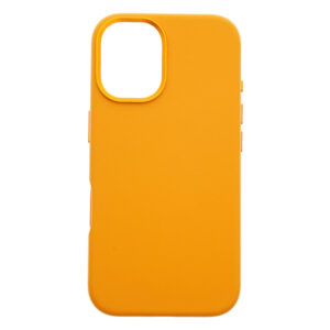 Dviced Leather maska sa MagSafe-om za iPhone 16 - Orange