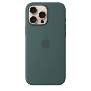 iPhone 16 Pro Max Silicone Case sa MagSafe-om - Lake Green