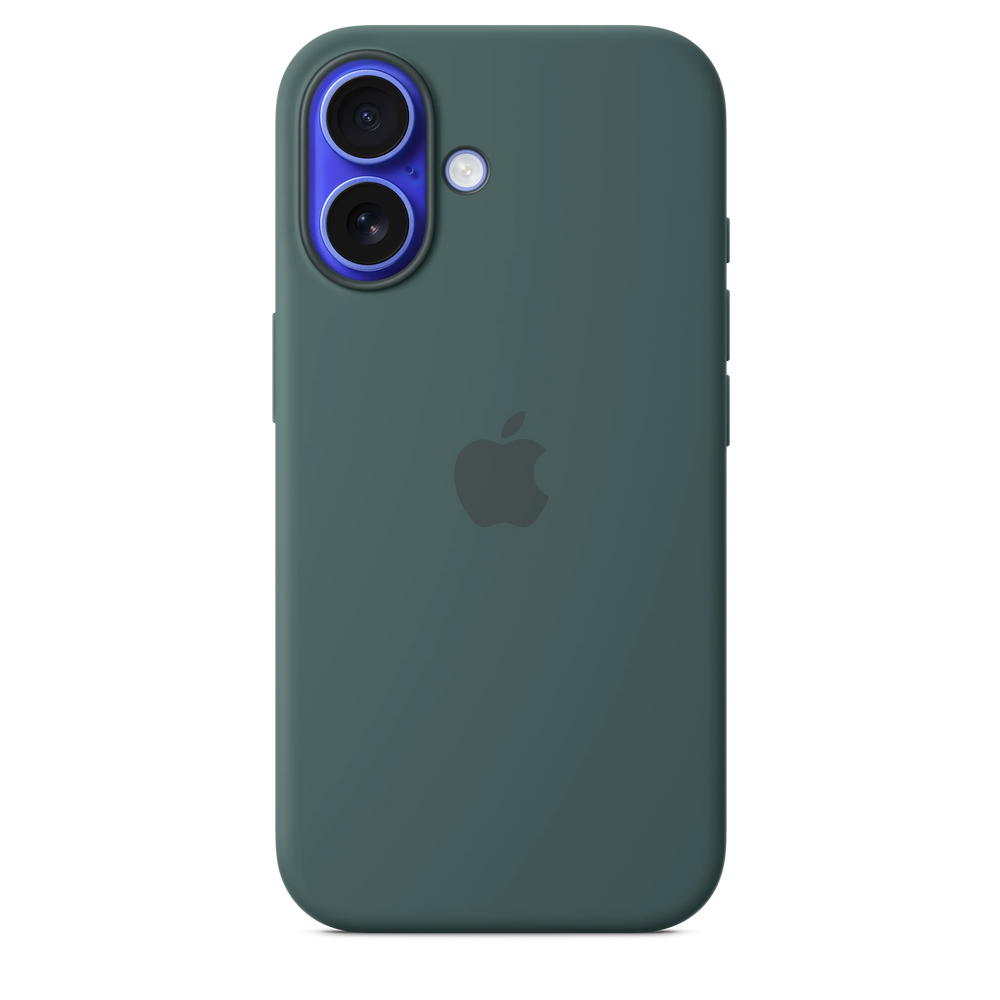 iPhone 16 Silicone Case sa MagSafe-om - Lake Green