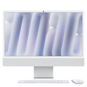 24-inčni iMac M4 sa 4,5K Retina displejom, 10-jezgarnim CPU-om, 10-jezgarnim GPU-om, 24GB objedinjene memorije i 512GB SSD - Silver