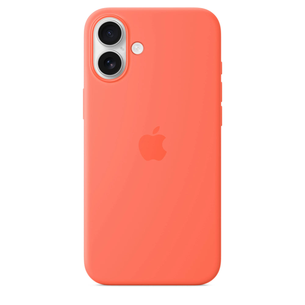 iPhone 16 Plus Silicone Case sa MagSafe-om – Tangerine