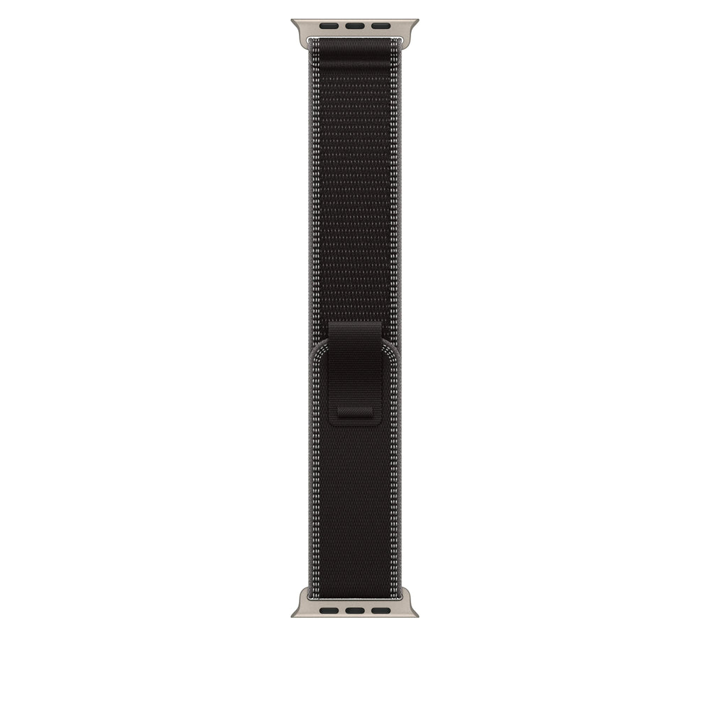 49mm Black/Charcoal Trail Loop – M/L - Natural Titanium Finish