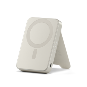Satechi Qi2 5K Magnetic Power Bank with Stand - Sand