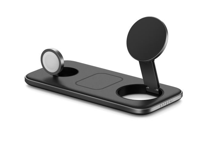 Satechi Qi2 Trio Wireless Charging Pad - Space gray