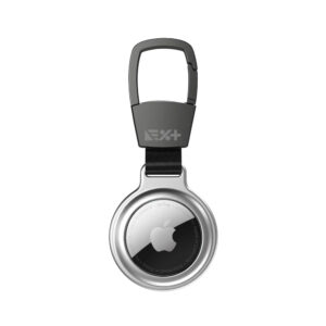 NOA AirTag Magnetic Aluminium Key Carabiner | Silver