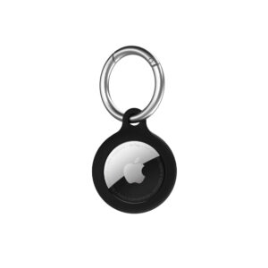 NOA AirTag Secure Silicone Key Clip | Black