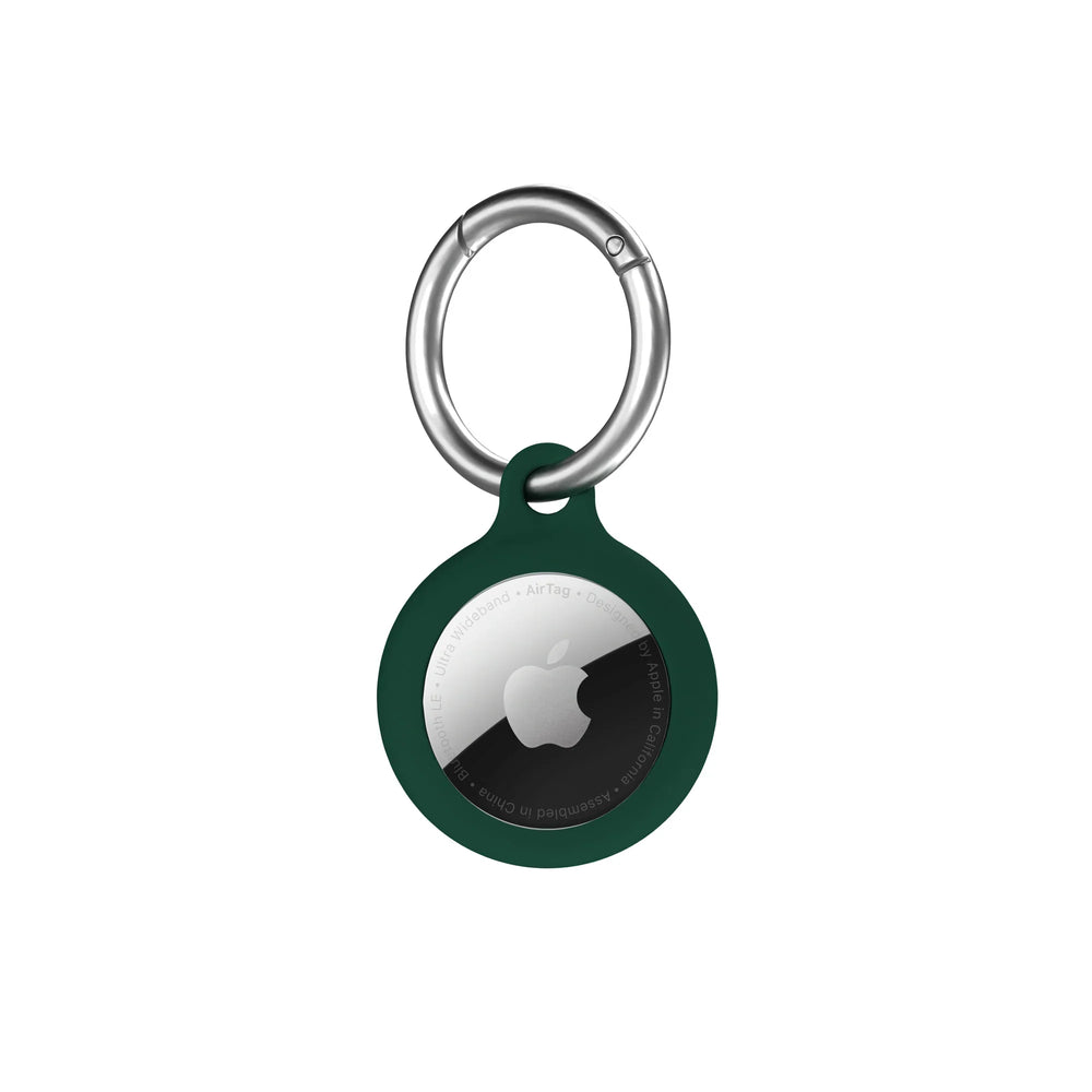 NOA AirTag Secure Silicone Key Clip | Leaf Green