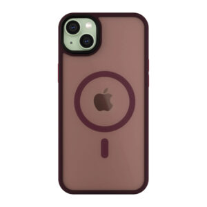 NOA mist shield case MagSafe compatible for iPhone 15 Plus | Claret