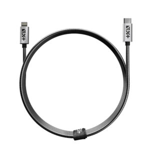 NOA SILVER USB-C TO LIGHTNING 1,2m METALLIC CABLE