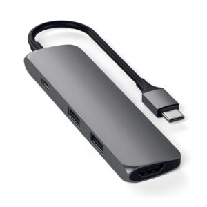 Satechi TYPE-C SLIM MULTI-PORT ADAPTER 4K - SPACE GRAY