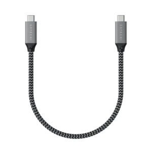 Satechi USB4 C-To-C Braided Cable 40 Gbps 25cm - Grey