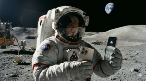 iPhone 17 Pro Max on the Moon