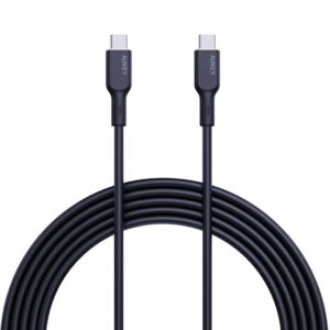 AUKEY Circlet Blink 100W Silicone USB-C to USB-C Cable 1.8m Black