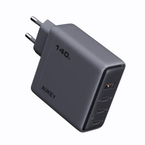 AUKEY Comet Mix 4 140W PD 4-Port GaN Wall Charger with PPS for Laptop & Mobile